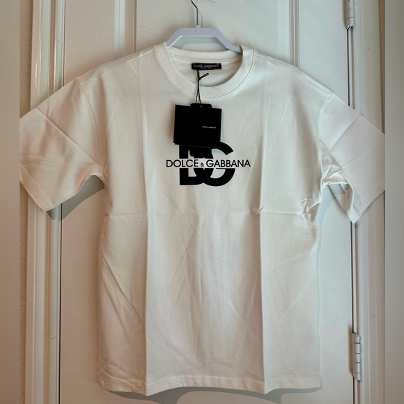 Dolce & Gabbana White Short Sleeve Tee - Picture 1 of 3